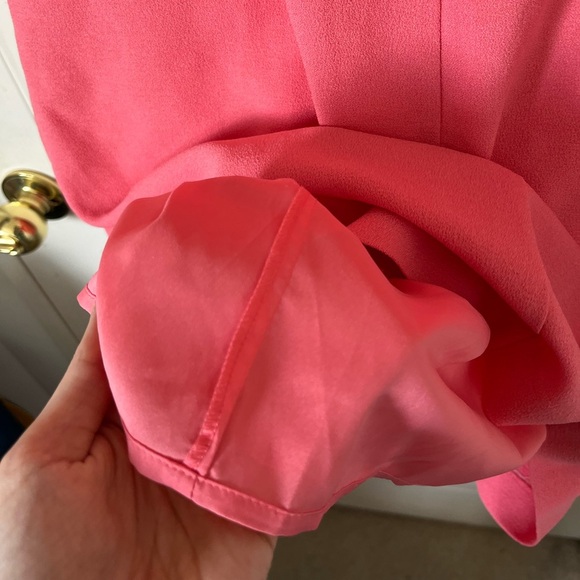 Karl Lagerfeld Pink Pearl Neckline Dress - Picture 10 of 15